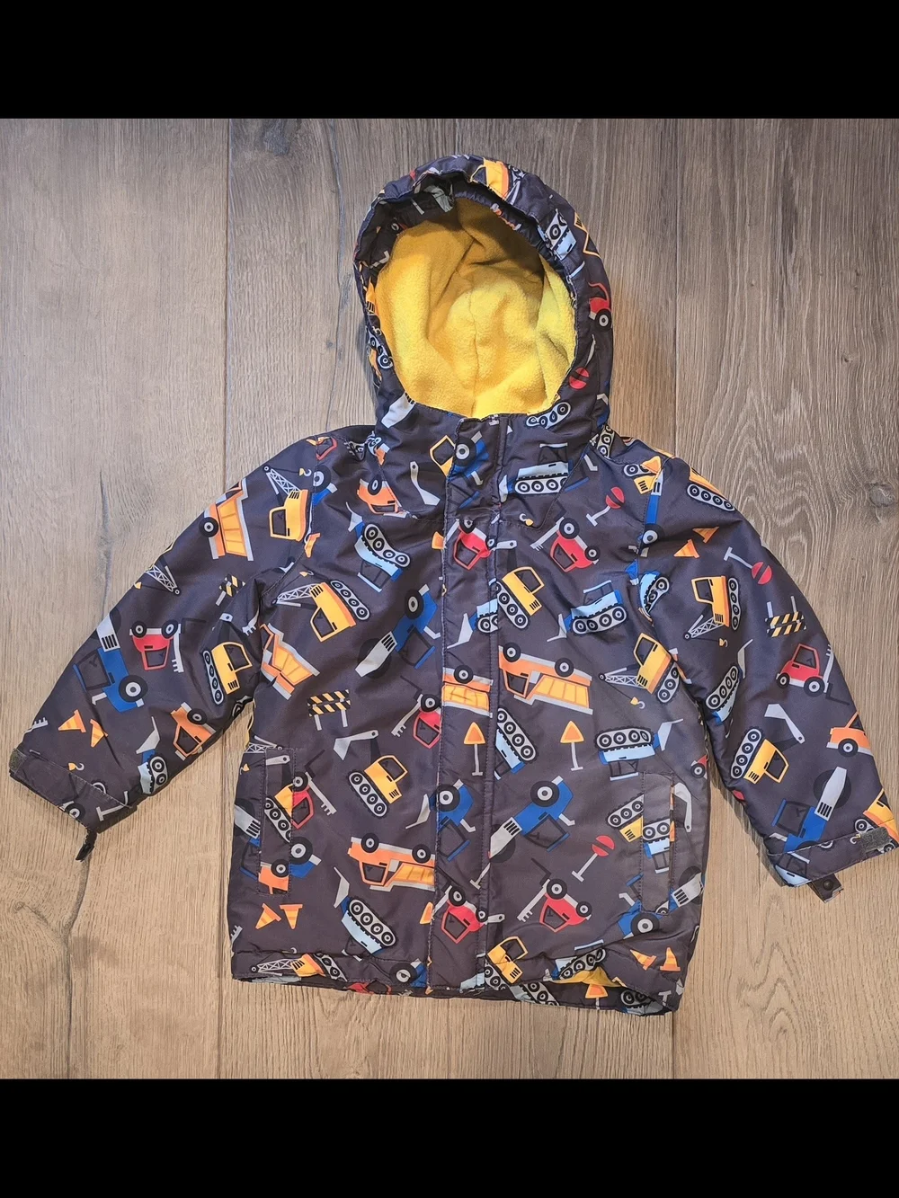 The Children's Place Toddler Boy Construction Snow Set- Boots, coat & snowpant